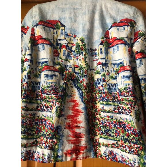 Coldwater Creek Scenic Village Art Jacket PM - Picture 7 of 12